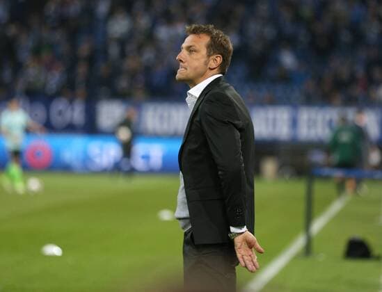 20.04.2017, Fussball, UEFA Europa League, Saison 2016 2017, Viertelfinale, FC Schalke 04 - Ajax Amsterdam, Trainer Markus Weinzierl (FC Schalke 04)