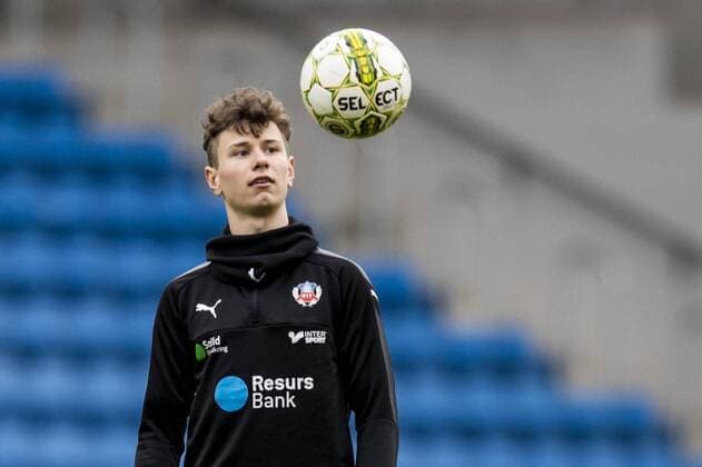 170421 Alex Timossi Andersson under en träning med Helsingborg den 21 april 2017 i Helsingborg.  Copyright: PETTERxARVIDSON BB170421PA032