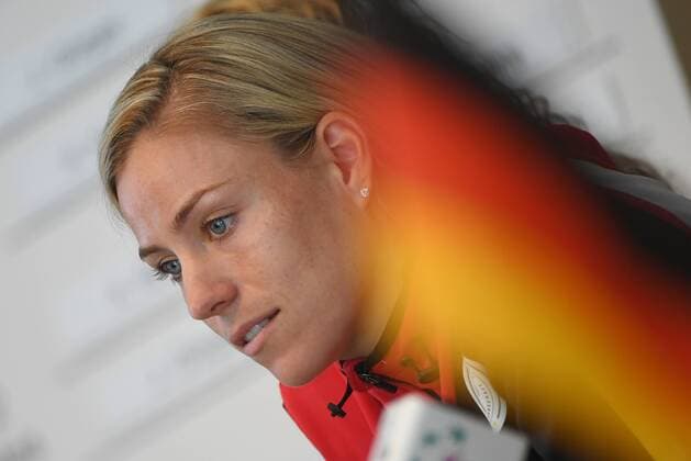 Fedcuptie Germany Ukraine in Stuttgart Germany German FedcupTeam Angelique Kerber