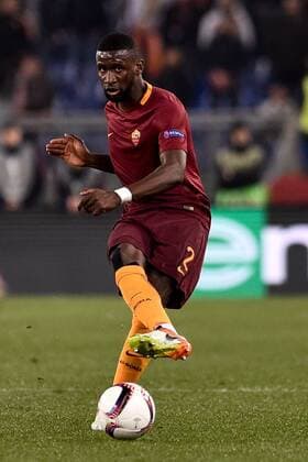Antonio Rudiger of AS Roma during the UEFA Europa League match between Roma and Olympique Lyonnais at Stadio Olimpico, Rome, Italy on 16 March 2017. Copyright: xGiuseppexMaffiax 14640027