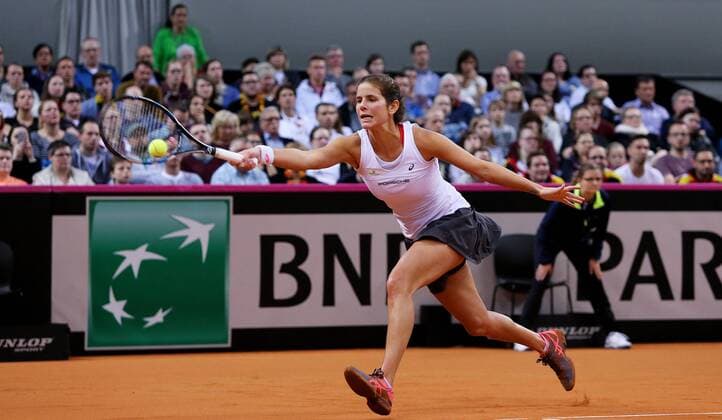 Stuttgart Tennis Fed Cup Deutschland vs. Ukraine, Julia Görges (GER)