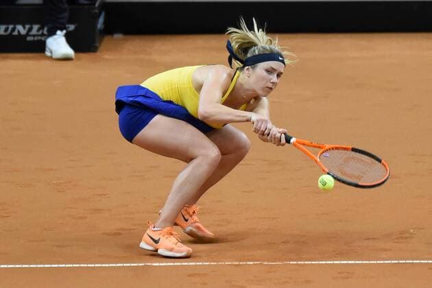 Elina Svitolina (UKR). Deutschland, Stuttgart: Tennis, FedCup, Weltgruppe PlayOff: Deutschland vs Ukraine am 22.04.2017, Porsche Arena.