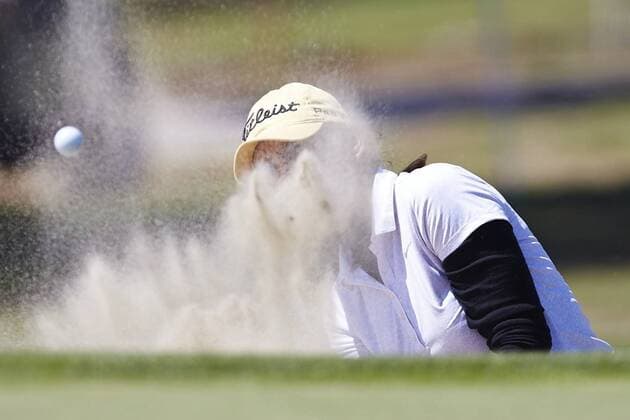 Bilder des Tages - SPORT French golfer Karine Ichier during the third round of the Mediterranean Ladies Golf Open at Terramar Golf Club in Sitges, Barcelona, northeastern Spain, 22 April 2017. The tournament runs until the upcoming 23 April. MEDITERRANEAN LADIES OPEN !ACHTUNG: NUR REDAKTIONELLE NUTZUNG!  Copyright: xALEJANDROxGARCÍAx GRA251 20170422-636284707401913064
