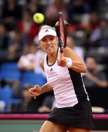 Tennis Fed Cup Deutschland - Ukraine Deutschland, Stuttgart, 22.04.2017, Tennis, Fed Cup, Deutschland - Ukraine: Angelique Kerber (GER).