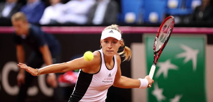 Tennis Fed Cup Deutschland - Ukraine Deutschland, Stuttgart, 22.04.2017, Tennis, Fed Cup, Deutschland - Ukraine: Angelique Kerber (GER).
