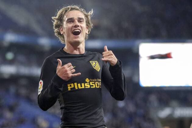 Bilder des Tages - SPORT April 22, 2017 - Barcelona, Spain - Antoine Griezmann celebrates scoring the goal during the match between RCD Espanyol vs Atletico Madrid, for the round 33 of the Liga Santander, played at RCD Espanyol Stadium on 22th April 2017 in Barcelona, Spain. RCD Espanyol v Club Atletico de Madrid - La Liga  - ZUMAn230 20170422_zaa_n230_406 Copyright: xAnnaxTriguerosx