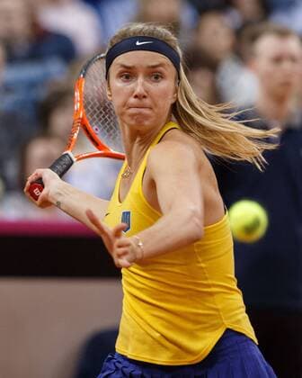Fed Cup GER-UKR, Deutschland - Ukraine, Porsche Arena , Stuttgart, ELINA SVITOLINA (UKR) Juergen Hasenkopf