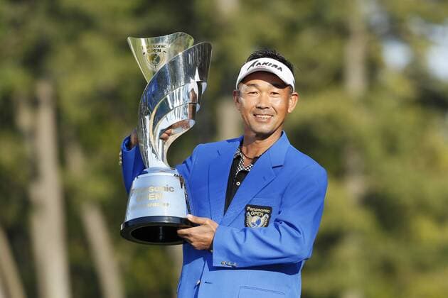 Bilder des Tages - SPORT Kenichi Kuboya, APRIL 23, 2017 - Golf : Panasonic Open Golf Championship 2017, Final Round at Chiba Country Club, Chiba, Japan. NOxTHIRDxPARTYxSALES.  (umqa050896)