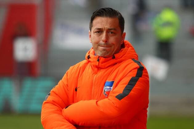 Cheftrainer Ante Covic (Hertha II) Fussball Regionalliga Nordost Energie Cottbus - Hertha BSC II