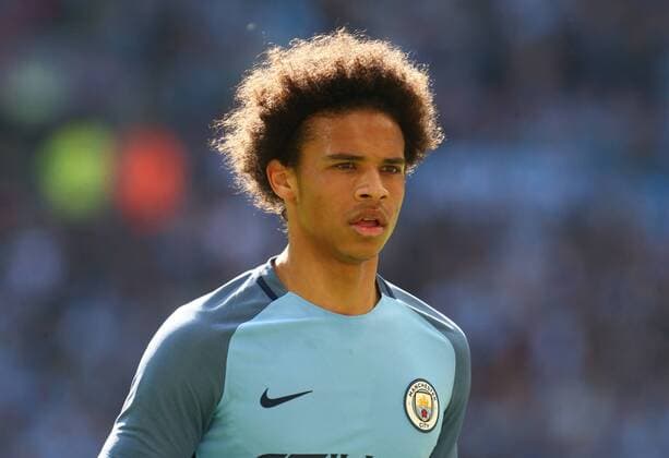 April 23, 2017 - London, United Kingdom - Manchester City s Leroy Sane during The Emirates FA Cup - Semi-Final match between Arsenal and Manchester City at Wembley Stadium , London, 23 April 2017 Arsenal v Manchester City - The Emirates FA Cup Semi-Final  - ZUMAn230 20170423_zaa_n230_570 Copyright: xKieranxGalvinx