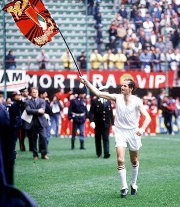 FRANCO BARESI, FESTA SCUDETTO CAMPIONATO SERIE A 1995-96 MILAN-FIORENTINA 3-1
