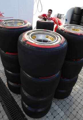 SOCHI, RUSSIA - APRIL 26, 2017: Preparations for the 2017 Formula 1 Russian Grand Prix at the Sochi Autodrom racing circuit. Vyacheslav Prokofyev TASS  TS049B98