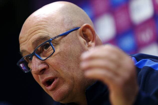Coach of the women s Barcelona FC, Xavi Llorens, offers a press conference PK Pressekonferenz at the club s sports facilities Joan Gamper in Barcelona, Spain, on 27 April 2017. Barcelona s women team will face PSG in the women s UEFA Champions League final next 29 April 2017 in Paris. Women s Barcelona FC press conference !ACHTUNG: NUR REDAKTIONELLE NUTZUNG!  Copyright: xALEJANDROxGARCÍAx 20170427-636289018954699730