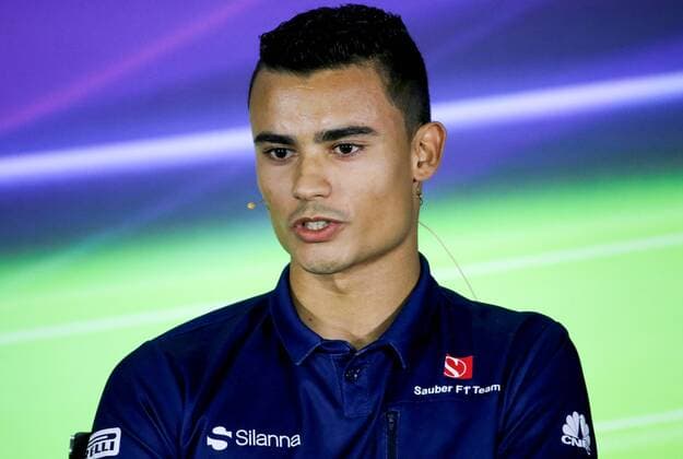 Bilder des Tages - SPORT SOCHI, RUSSIA - APRIL 27, 2017: German racing driver Pascal Wehrlein of the Sauber F1 team at a news conference ahead of the 2017 Formula One Russian Grand Prix, at the Sochi Autodrom racing circuit. Alexander Demianchuk TASS  TS049D8B