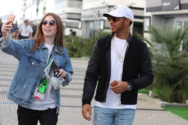 Russian Grand Prix, Sochi 27 - 30 April 2017 27.04.2017 - Lewis Hamilton (GBR) Mercedes AMG F1 W08 