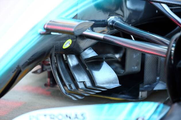 Russian Grand Prix, Sochi 27 - 30 April 2017 27.04.2017 - Mercedes AMG F1 W08, detail 