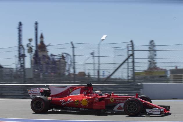 Motorsports: FIA Formula One World Championship WM Weltmeisterschaft 2017, Grand Prix of Russia, 5 Sebastian Vettel (GER, Scuderia Ferrari) Sotschi Russia xHOCHxZWEIx