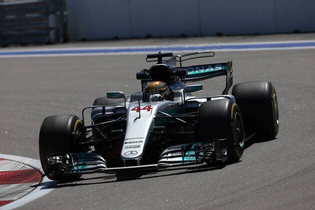 Russian Grand Prix, Sochi 27 - 30 April 2017 28.04.2017 - Free Practice 1, Lewis Hamilton (GBR) Mercedes AMG F1 W08 
