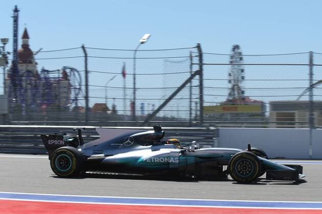 Motorsports: FIA Formula One World Championship WM Weltmeisterschaft 2017, Grand Prix of Russia, 44 Lewis Hamilton (GBR, Mercedes AMG Petronas F1 Team), Sotschi Russia xHOCHxZWEIx