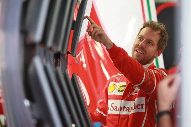 Motorsports: FIA Formula One World Championship WM Weltmeisterschaft 2017, Grand Prix of Russia, 5 Sebastian Vettel (GER, Scuderia Ferrari) Sotschi Russia xHOCHxZWEIx