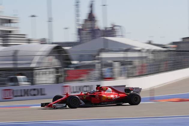 Russian Grand Prix, Sochi 27 - 30 April 2017 28.04.2017 - Free Practice 2, Sebastian Vettel (GER) Scuderia Ferrari SF70H 