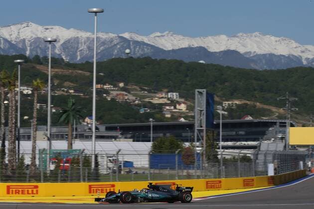 Motorsports: FIA Formula One World Championship WM Weltmeisterschaft 2017, Grand Prix of Russia, 44 Lewis Hamilton (GBR, Mercedes AMG Petronas F1 Team), Sotschi Russia xHOCHxZWEIx