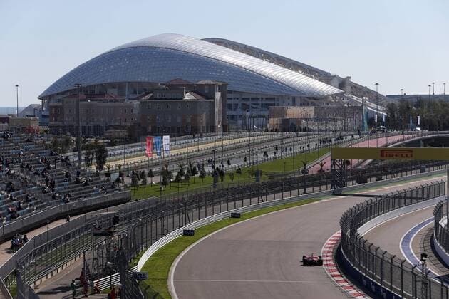 Russian Grand Prix, Sochi 27 - 30 April 2017 28.04.2017 - Free Practice 2, Kimi Raikkonen (FIN) Scuderia Ferrari SF70H 