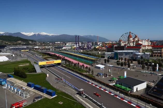 Russian Grand Prix, Sochi 27 - 30 April 2017 28.04.2017 - Free Practice 2, Kimi Raikkonen (FIN) Scuderia Ferrari SF70H 