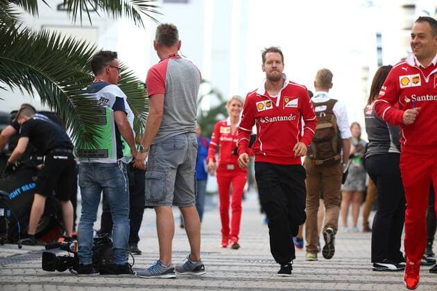 Russian Grand Prix, Sochi 27 - 30 April 2017 28.04.2017 - Sebastian Vettel (GER) Scuderia Ferrari SF70H 