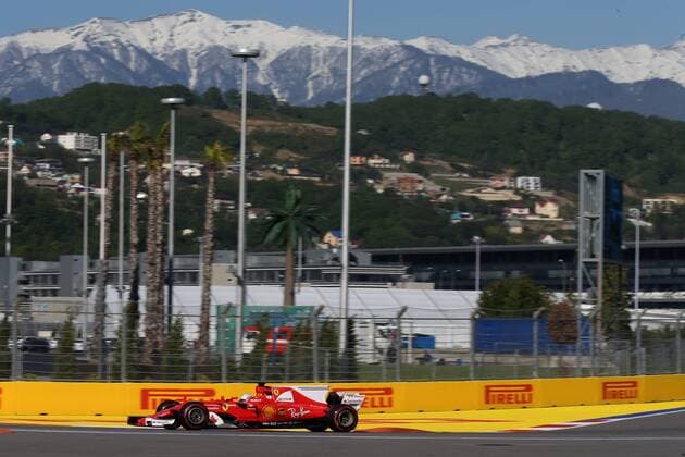 Motorsports: FIA Formula One World Championship WM Weltmeisterschaft 2017, Grand Prix of Russia, 5 Sebastian Vettel (GER, Scuderia Ferrari) Sotschi Russia xHOCHxZWEIx