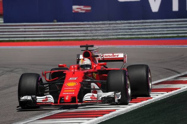 Russian Grand Prix, Sochi 27 - 30 April 2017 29.04.2017 - Free Practice 3, Sebastian Vettel (GER) Scuderia Ferrari SF70H 