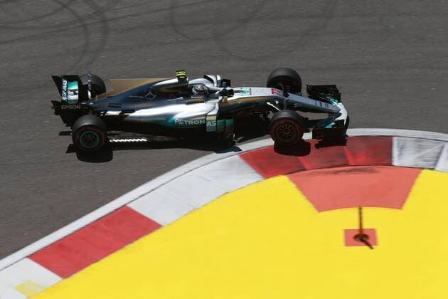 Motorsports: FIA Formula One World Championship WM Weltmeisterschaft 2017, Grand Prix of Russia, 77 Valtteri Bottas (FIN, Mercedes AMG Petronas), Sotschi Russia xHOCHxZWEIx
