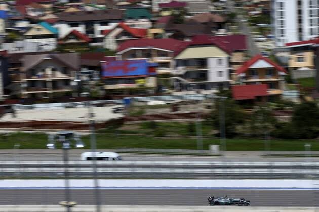 Motorsports: FIA Formula One World Championship WM Weltmeisterschaft 2017, Grand Prix of Russia, 77 Valtteri Bottas (FIN, Mercedes AMG Petronas), Sotschi Russia xHOCHxZWEIx