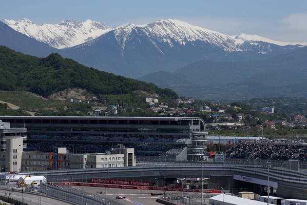 Motorsports: FIA Formula One World Championship WM Weltmeisterschaft 2017, Grand Prix of Russia, Fans Tribune Sotschi Russia xHOCHxZWEIx