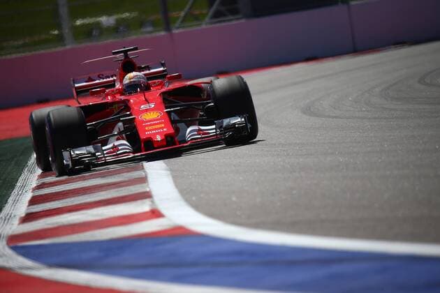 Russian Grand Prix, Sochi 27 - 30 April 2017 29.04.2017 - Free Practice 3, Sebastian Vettel (GER) Scuderia Ferrari SF70H 