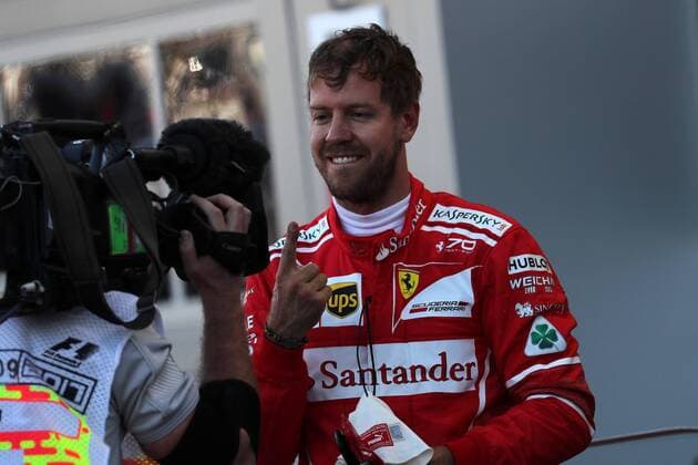Russian Grand Prix, Sochi 27 - 30 April 2017 29.04.2017 - Qualifying, Sebastian Vettel (GER) Scuderia Ferrari SF70H pole position 