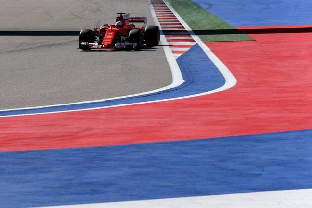 Motorsports: FIA Formula One World Championship WM Weltmeisterschaft 2017, Grand Prix of Russia, 5 Sebastian Vettel (GER, Scuderia Ferrari) Sotschi Russia xHOCHxZWEIx