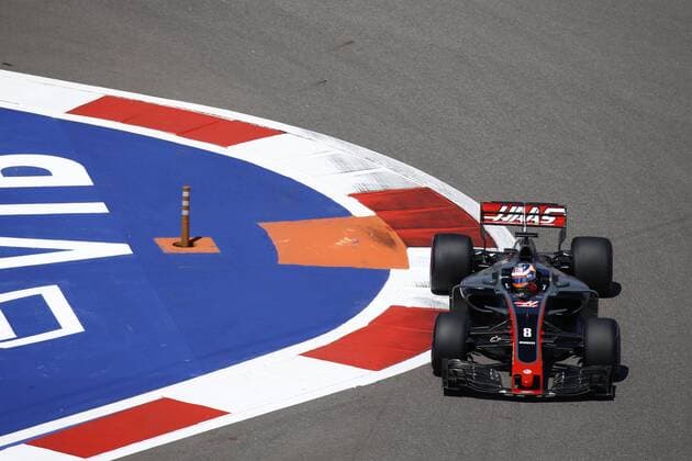 Motorsports: FIA Formula One World Championship WM Weltmeisterschaft 2017, Grand Prix of Russia, 8 Romain Grosjean (FRA, Haas F1 Team), Sotschi Russia xHOCHxZWEIx