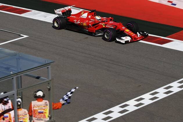 Motorsports: FIA Formula One World Championship WM Weltmeisterschaft 2017, Grand Prix of Russia, 5 Sebastian Vettel (GER, Scuderia Ferrari) Sotschi Russia xHOCHxZWEIx