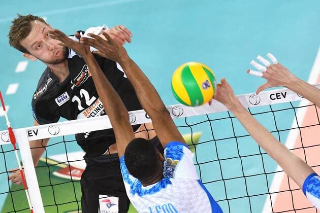 Bilder des Tages - SPORT Volleyball, CL, Final Four, BR Volleys - Zenit Kasan Paul Carroll Berlin Roma 29-04-2017 PalaLottomatica DHL 2017 CEV Volleyball Champions League, Final Four - Men Zenit Kazan - Berlin Recycling Volleys Foto Antonietta Baldassarre Insidefoto AntoxBaldassarre