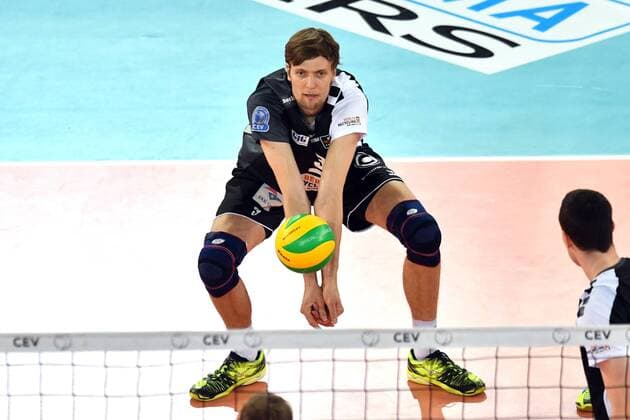 Volleyball, CL, Final Four, BR Volleys - Zenit Kasan Robert Kromm Berlin Roma 29-04-2017 PalaLottomatica DHL 2017 CEV Volleyball Champions League, Final Four - Men Zenit Kazan - Berlin Recycling Volleys Foto Antonietta Baldassarre Insidefoto AntoxBaldassarre