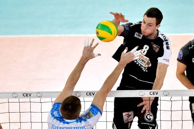 Volleyball, CL, Final Four, BR Volleys - Zenit Kasan Graham Vigrass Berlin Roma 29-04-2017 PalaLottomatica DHL 2017 CEV Volleyball Champions League, Final Four - Men Zenit Kazan - Berlin Recycling Volleys Foto Antonietta Baldassarre Insidefoto AntoxBaldassarre