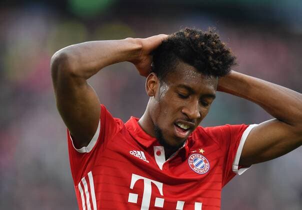 Kingsley Coman (FC Bayern), enttäuscht VfL Wolfsburg - FC Bayern München 1.Bundesliga 2016 2017, Fußball, Fussball, soccer, men, Männer, Männer, Herren, Deutschland, Germany, Wolfsburg, 29.4.2017