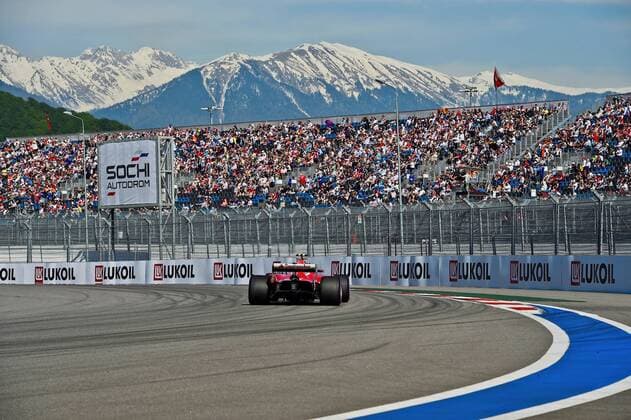 Bilder des Tages - SPORT Kimi Raikkonen (FIN 7), Scuderia Ferrari, Grosser Preis von Russland 2017, qualifying, Motorsport, Formel 1, 29.04.2017, Sotschi Copyright: xAndre Eibner-Pressefotox EP_JAE