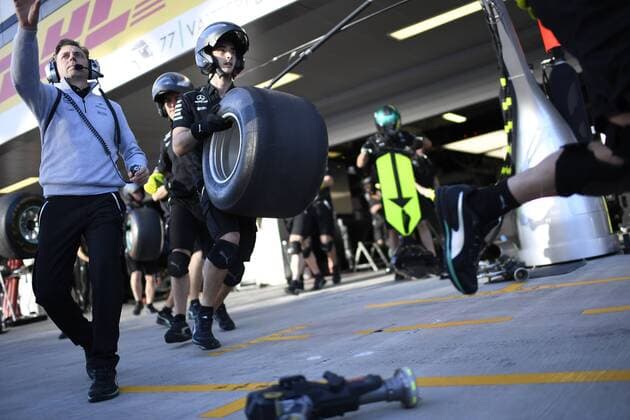 Motorsports: FIA Formula One World Championship WM Weltmeisterschaft 2017, Grand Prix of Russia, 77 Valtteri Bottas (FIN, Mercedes AMG Petronas), Sotschi Russia xHOCHxZWEIx