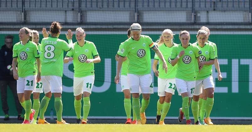 Torjubel Ewa Pajor (VfL Wolfsburg)