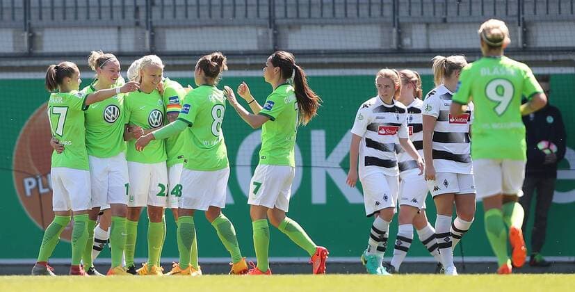 Torjubel Pernille Harder (VfL Wolfsburg)