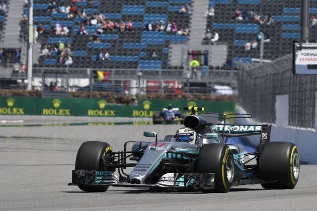Motorsports: FIA Formula One World Championship WM Weltmeisterschaft 2017, Grand Prix of Russia, 77 Valtteri Bottas (FIN, Mercedes AMG Petronas), Sotschi Russia xHOCHxZWEIx