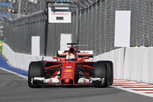 Motorsports: FIA Formula One World Championship WM Weltmeisterschaft 2017, Grand Prix of Russia, 5 Sebastian Vettel (GER, Scuderia Ferrari) Sotschi Russia xHOCHxZWEIx