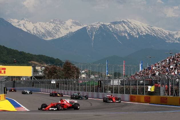 Motorsports: FIA Formula One World Championship WM Weltmeisterschaft 2017, Grand Prix of Russia, 5 Sebastian Vettel (GER, Scuderia Ferrari) Sotschi Russia xHOCHxZWEIx